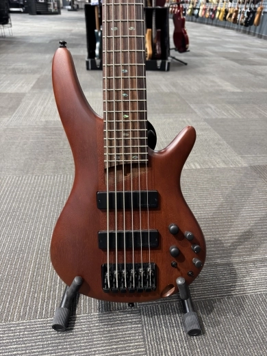 Ibanez -SR506E 6-String Bass - Brown Mahogan